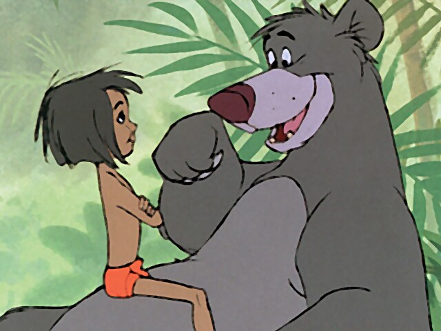 Image of Mowgli and Baloo taken from 1967's The Jungle Book