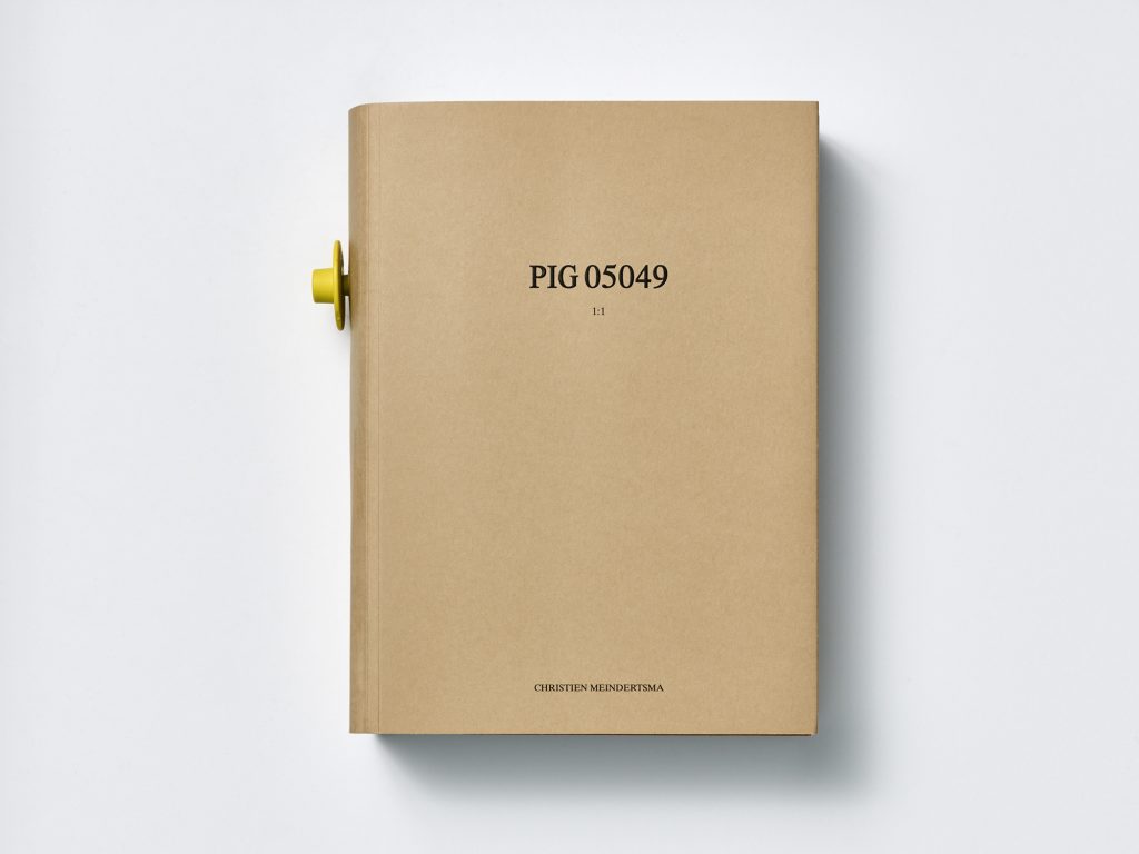 PIG 05049 2007 Pig 05049 chronicles the many consumer products that were made from a pig called 05049. The book offers an insightful look into how this one animal, a single source, provides raw material for a vast number of everyday objects. Meindertsma’s clinical presentation of each laboriously researched object, page by page, organised by body part, follows the progress of the dissection of Pig 05049 and the subsequent use of each part. Some products, she found, are expected and familiar whilst other diverge dramatically, such as: ammunition, medicine, photo paper, cigarettes, conditioner and bio diesel. PIG05049 is currently in its 5th edition. The book won the Dutch Design Award in 2008 and the Index award in 2009 in the category Play. SPECIAL CREDITS: Julie Joliat (graphic designer)